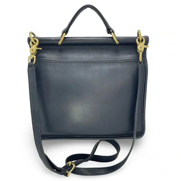 🛎️ Coach Willis Vintage Turnlock Crossbody Bag L2P-9927 in Black! - Picture 2 of 16